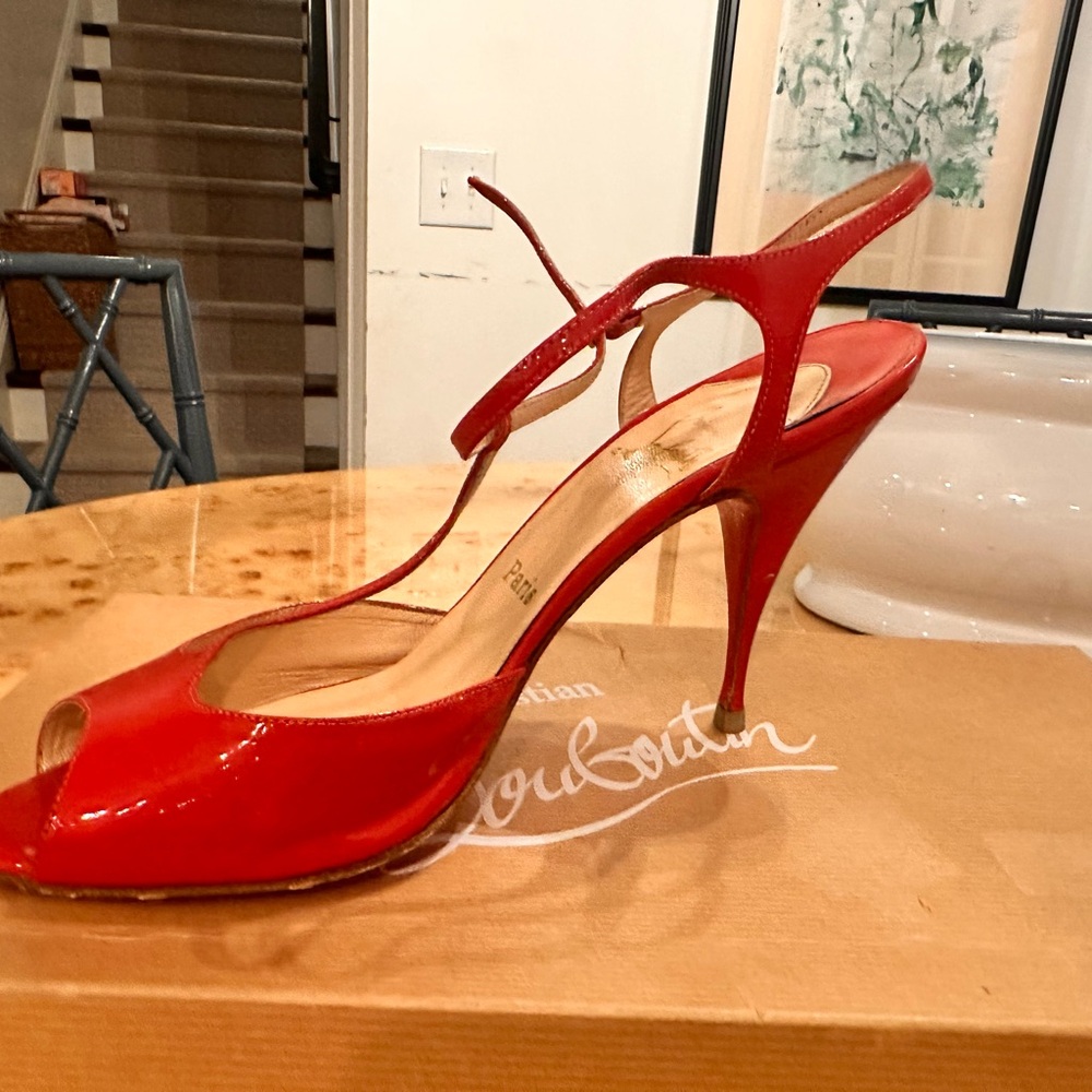 Christian Louboutin Red Women's Shoes size 39 - Picture 3 of 7
